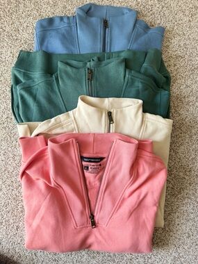 Carhartt tencel fiber series half-Zip Pullover sweatshirts size large bundle